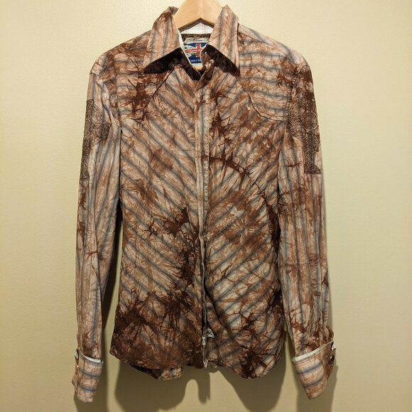English Laundry Men’s Long Sleeve Shirt - Size Small - Embroidered - Please Read - Picture 1 of 16